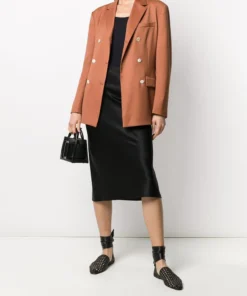 Vince Clothing Navy 'Ribbed Vest Top’