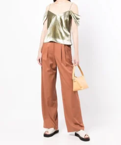 Vince 'Off The Shoulder Velvet Camisole' Clothing