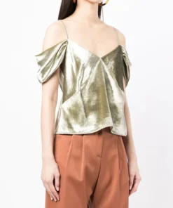 Vince 'Off The Shoulder Velvet Camisole' Clothing