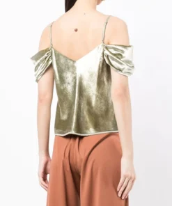 Vince 'Off The Shoulder Velvet Camisole' Clothing