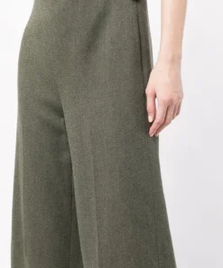 Vince Green ‘Cropped Wide Leg Trousers’ Clothing