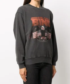 Anine Bing Clothing Faded Black 'Vintage Bing Sweatshirt'