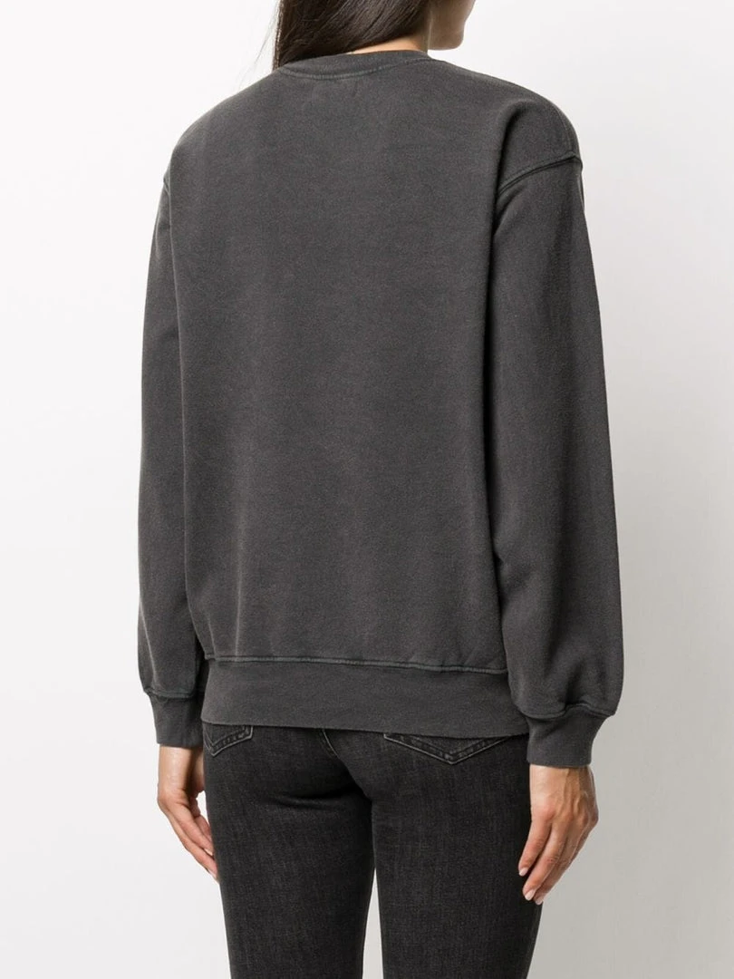 Anine Bing Clothing Faded Black 'Vintage Bing Sweatshirt' 5 Anine Bing Clothing Faded Black 'Vintage Bing Sweatshirt'