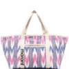 Isabel Marant Ecru 'Warden' Large Woven Tote Bag