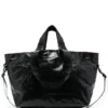 Isabel Marant New In Black 'Wardy' Crinkle Tote Bag
