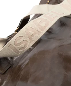 Isabel Marant New In Dark Khaki 'Wardy' Crinkle Tote Bag 12 Isabel Marant New In Dark Khaki 'Wardy' Crinkle Tote Bag