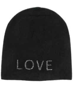 Warm Me Accessories 'Damian Love Black Crystal Hat'