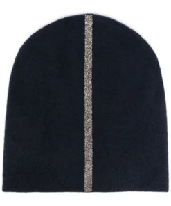 Warm Me Navy 'Damian Stripe Hat' Accessories