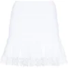 Charo Ruiz Clothing White 'Fleur' Lace Mini Skirt