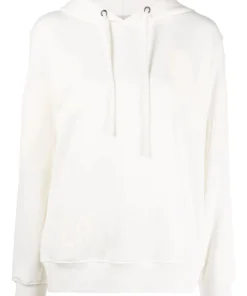 Moncler 'White Logo Detail Hoodie'