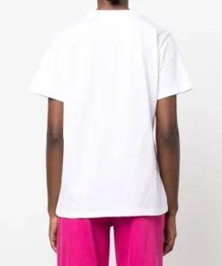 Ganni New In White 'Smiley Hotel T-shirt'