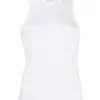Anine Bing White ‘Eva’ Ribbed Tank Top Clothing