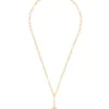 Wilhelmina Garcia Accessories ‘Pink Tulip Chain Necklace’