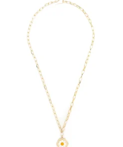 Wilhelmina Garcia Accessories ‘White Daisy Chain Necklace’