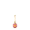 Wilhelmina Garcia Accessories 'Pink Daisy Hoop Earring'