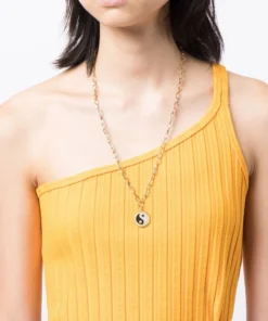 Wilhelmina Garcia 'Yin Yang Chain Necklace' Accessories