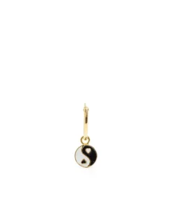 Wilhelmina Garcia Accessories 'Yin Yang Hoop Earring'