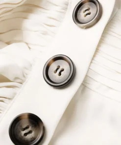 Self Portrait Clothing 'Wrap Style V-neck Button Front Dress'