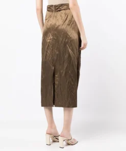 Vince 'Wrapped Detail Midi Skirt' New In 10 Vince 'Wrapped Detail Midi Skirt' New In