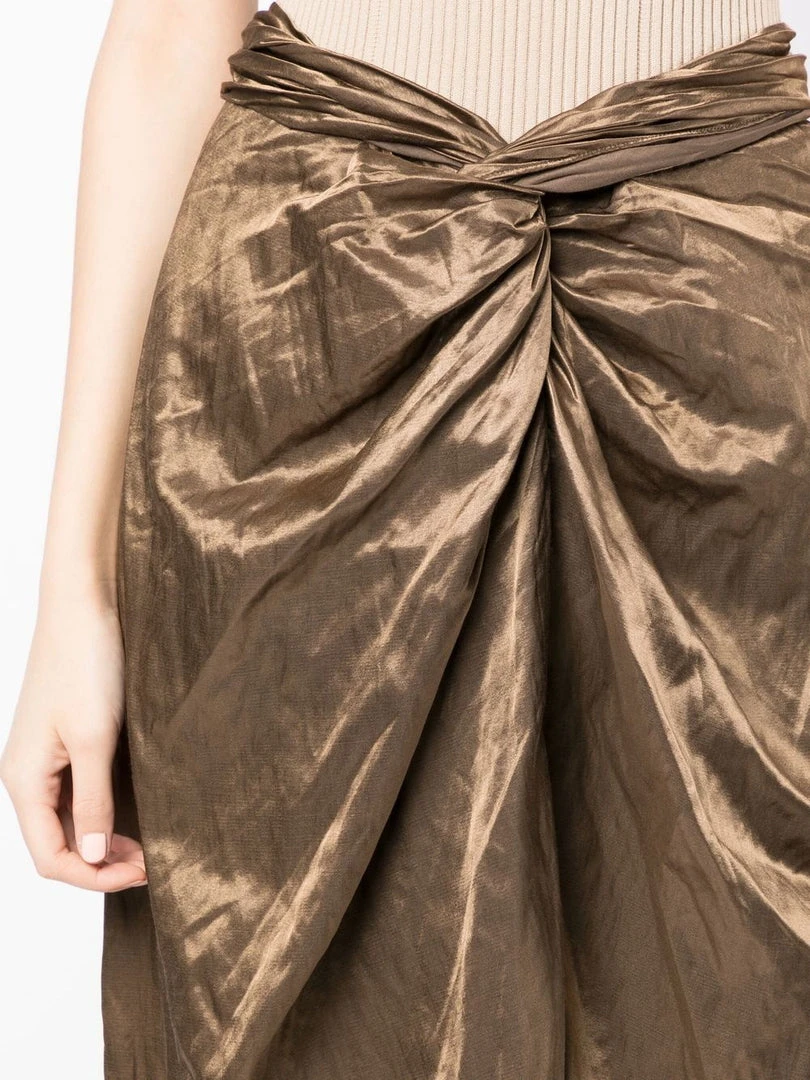 Vince 'Wrapped Detail Midi Skirt' New In 7 Vince 'Wrapped Detail Midi Skirt' New In