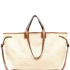 Isabel Marant Bags 'Wydra' Oversized Embossed Logo Woven Bag