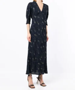 Rixo London 'Zadie' Glitter Star Midi Dress