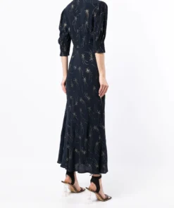 Rixo London 'Zadie' Glitter Star Midi Dress