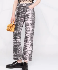 Ganni 'Zebra Jeans'