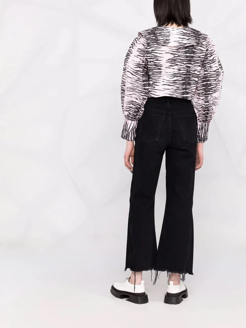 Ganni 'Zebra Stripe Shirt' 6 Ganni 'Zebra Stripe Shirt'