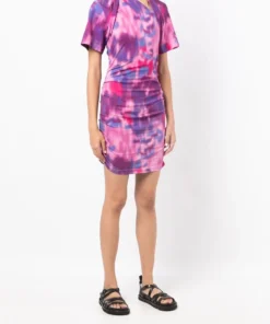 Isabel Marant Etoile 'Zendaya' Printed Mini Dress Clothing