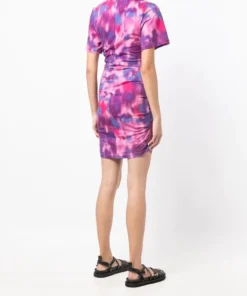 Isabel Marant Etoile 'Zendaya' Printed Mini Dress Clothing