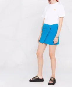 Isabel Marant Etoile Clothing ‘Zewel’ Ochre Logo T-Shirt 30 Isabel Marant Etoile Clothing ‘Zewel’ Ochre Logo T-Shirt