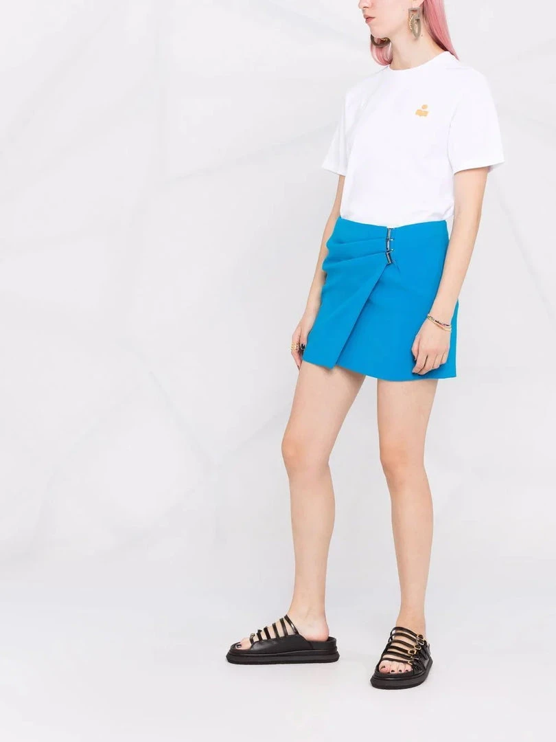 Isabel Marant Etoile Clothing ‘Zewel’ Ochre Logo T-Shirt 18 Isabel Marant Etoile Clothing ‘Zewel’ Ochre Logo T-Shirt