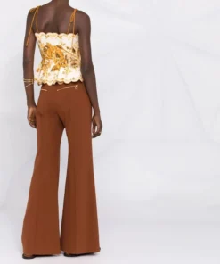 Zimmermann 'Aliane' Floral Scallop Top