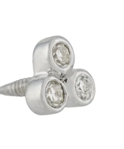 Maria Black 'Diamond Triad Labret' Stud Earring