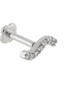 Maria Black Accessories 'Diamond Wave Labret' Stud Earring