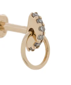 Maria Black Accessories 'Lila' Diamond Hoop Earring